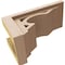 Ekena Millwork 6"W x 12"D x 6"H Wide Sheridan Rough Cedar Woodgrain TimberThane Corbel, Primed Tan CORUR06X12X06SHERCPR - alternate 3